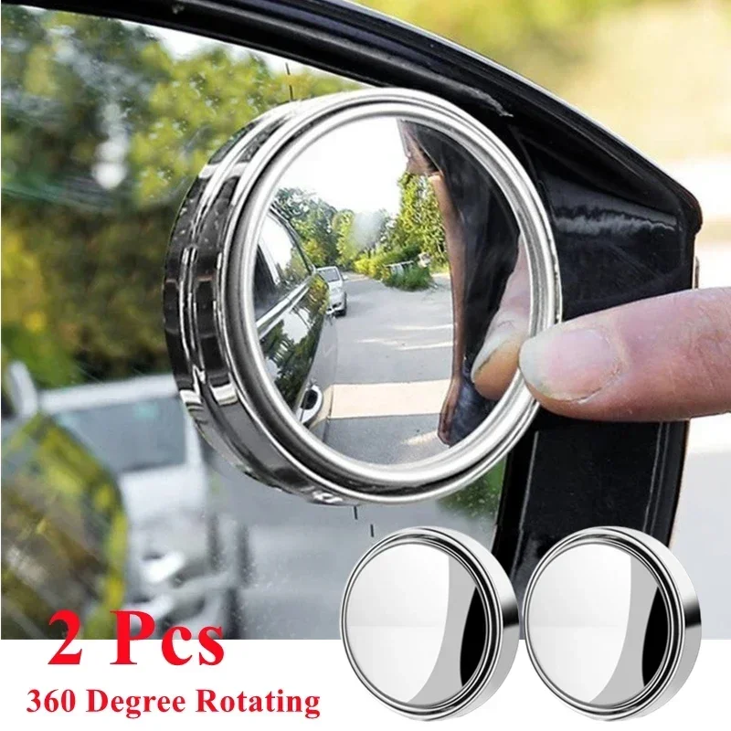 Blind Spot Mirror Wide Angle Convex 2Pcs - 2 specchietti retrovisori ausiliari per auto,
