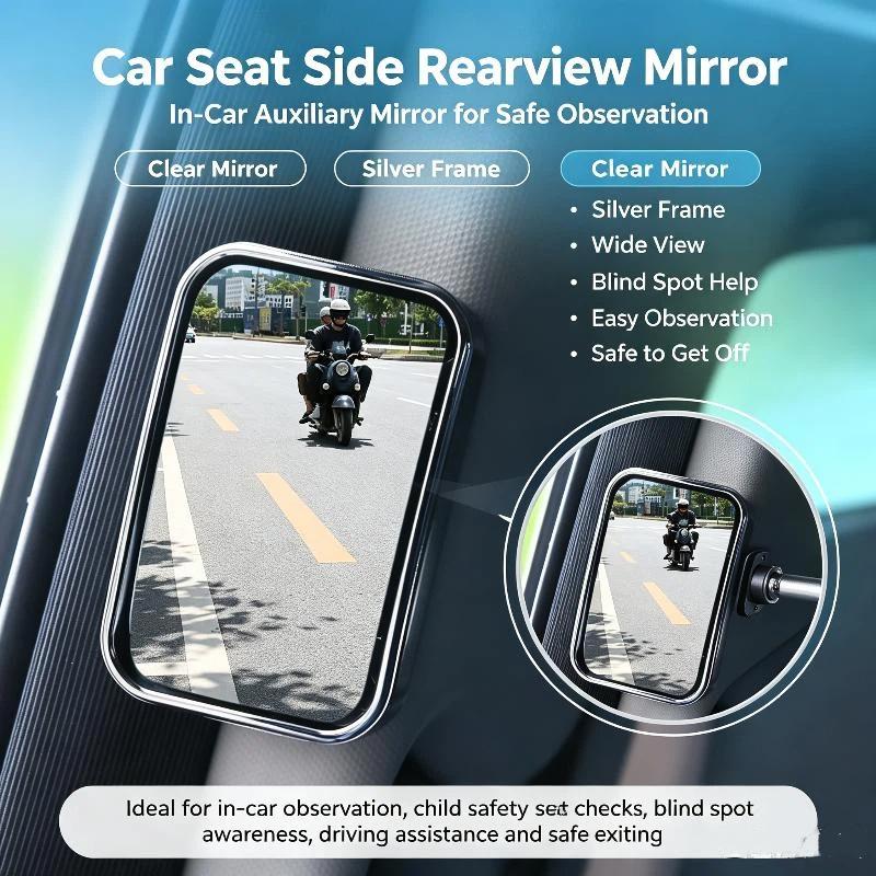 Blind Spot Mirror Wide Angle Convex 2Pcs - 2 specchietti retrovisori per passeggero posteriore,