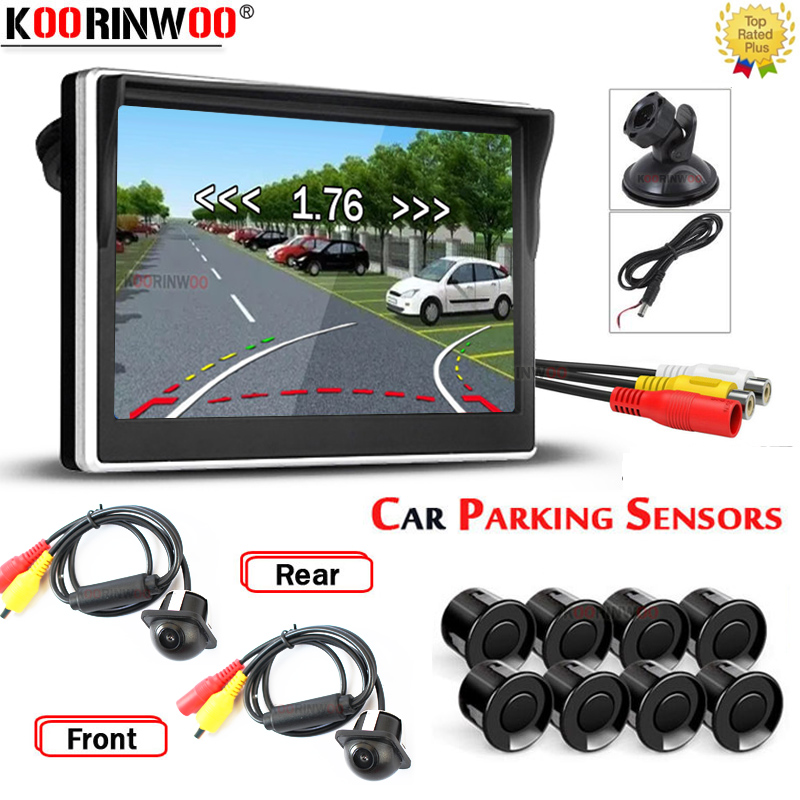 Car Parking Sensor 8 Sensor Front Rear - Koorinwoo Intelligent Parktronics 8 per Auto,