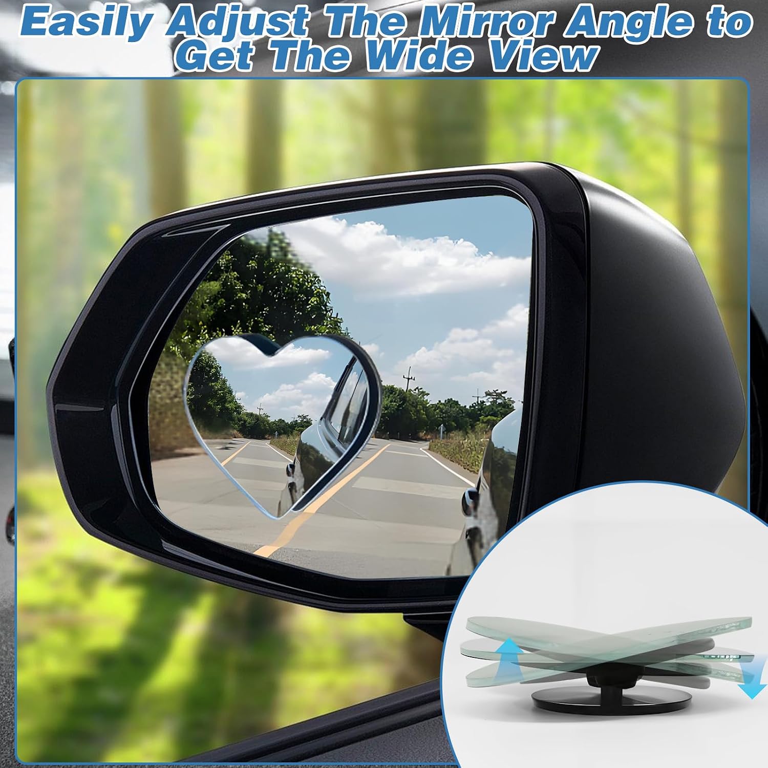 2 Pezzi Specchietti Retrovisor - Blind Spot Mirror Wide Angle Convex 2Pcs recensione e prezzo