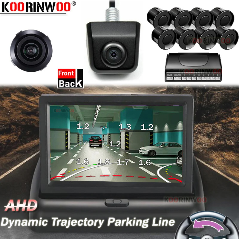 Kit Sensori di Parcheggio Koor - Car Parking Sensor 8 Sensor Front Rear recensione e prezzo