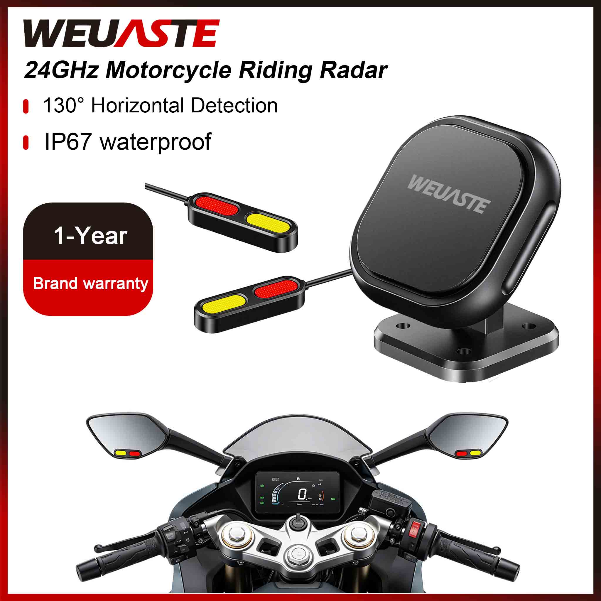 WEUASTE Sistema di Rilevamento - Blind Spot Detection System 24Ghz Radar recensione e prezzo