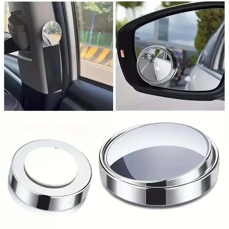 1/2 pezzi 360 °   Specchietto  - Blind Spot Mirror Wide Angle Convex 2Pcs recensione e prezzo