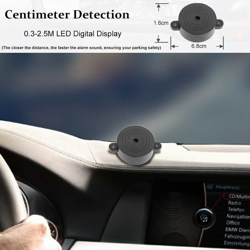 Display Digitale 4 Sensori Cic - Parking Sensor Buzzer Display Indicator recensione e prezzo