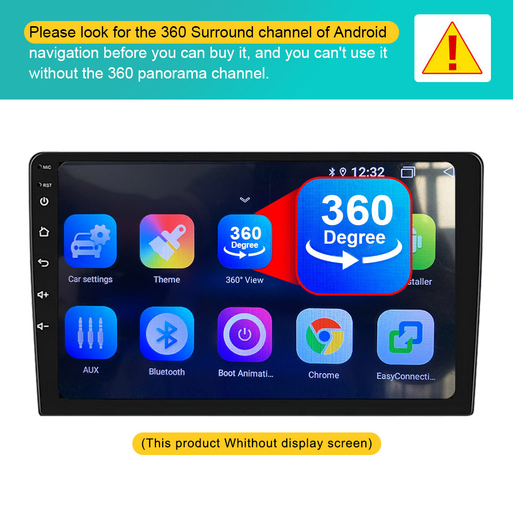 QMKJ telecamera Surround a 360 - 360 Degree Bird View Car Camera System recensione e prezzo