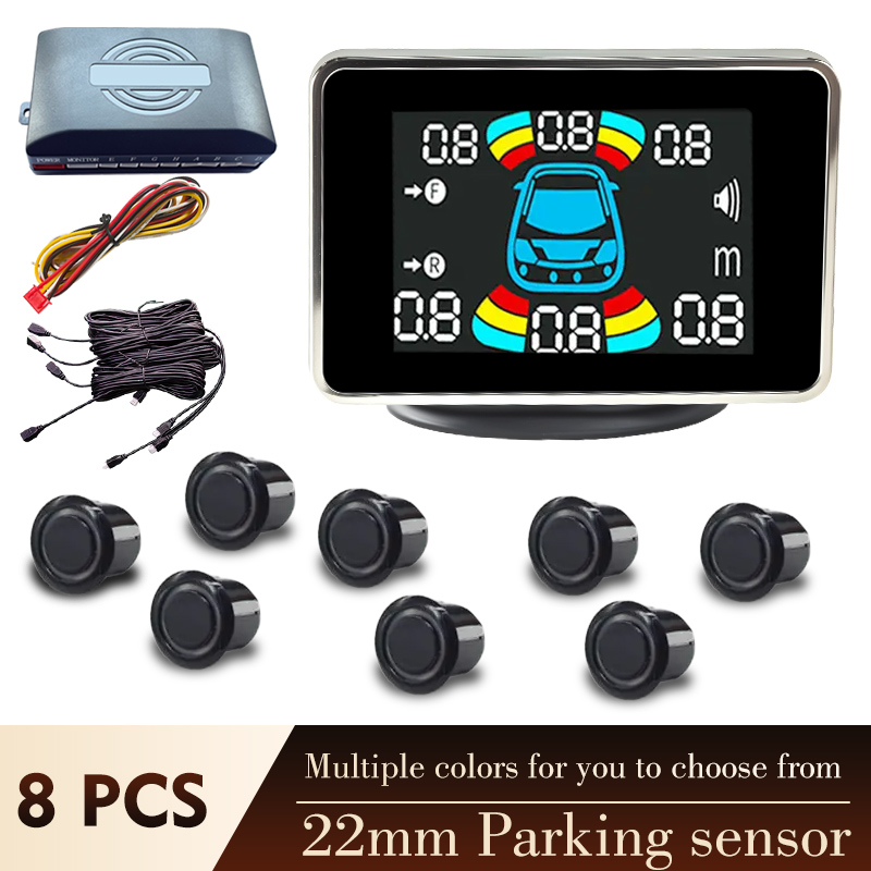 Kit di 8 sensori di parcheggio - Car Parking Sensor 8 Sensor Front Rear recensione e prezzo