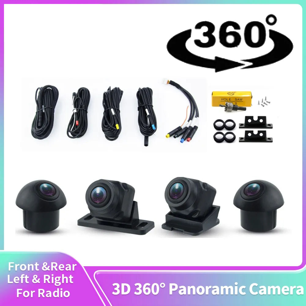 Sistema panoramico 1080P 3D 36 - 360 Degree Bird View Car Camera System recensione e prezzo