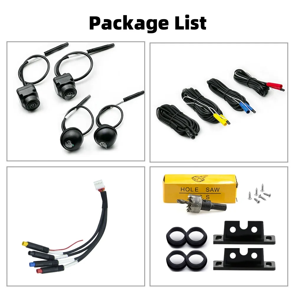 Sistema panoramico 1080P 3D 36 - 360 Degree Bird View Car Camera System recensione e prezzo