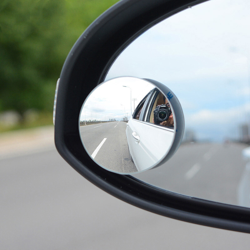 1/2 pezzi senza bordo 360 °    - Blind Spot Mirror Wide Angle Convex 2Pcs recensione e prezzo