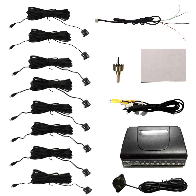 CITYCARAUTO Kit Universale di  - Car Parking Sensor 8 Sensor Front Rear recensione e prezzo