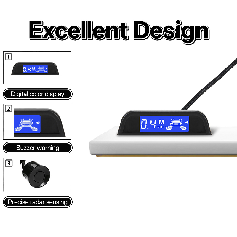 Kit sensori di parcheggio Hipp - Parking Sensor Buzzer Display Indicator recensione e prezzo