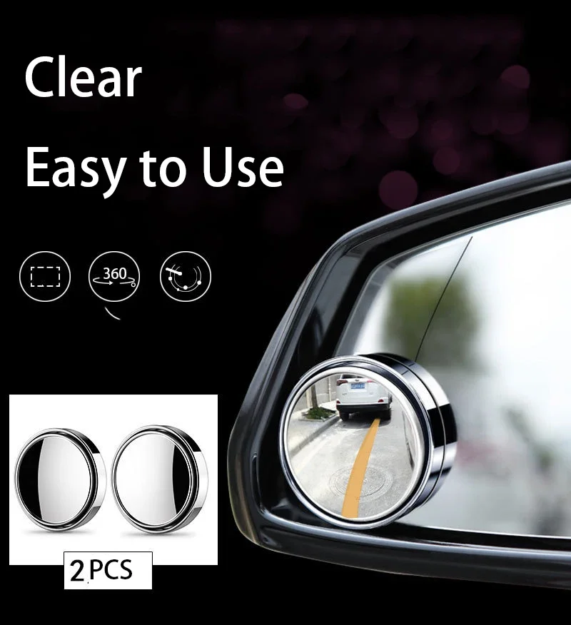 2 pezzi di specchietti retrovi - Blind Spot Mirror Wide Angle Convex 2Pcs recensione e prezzo
